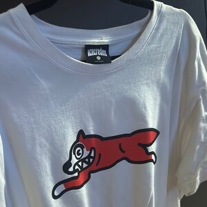 Icecream White Tee with Red Graphic